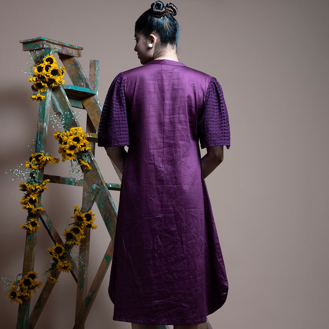 Purple dancing girl dress