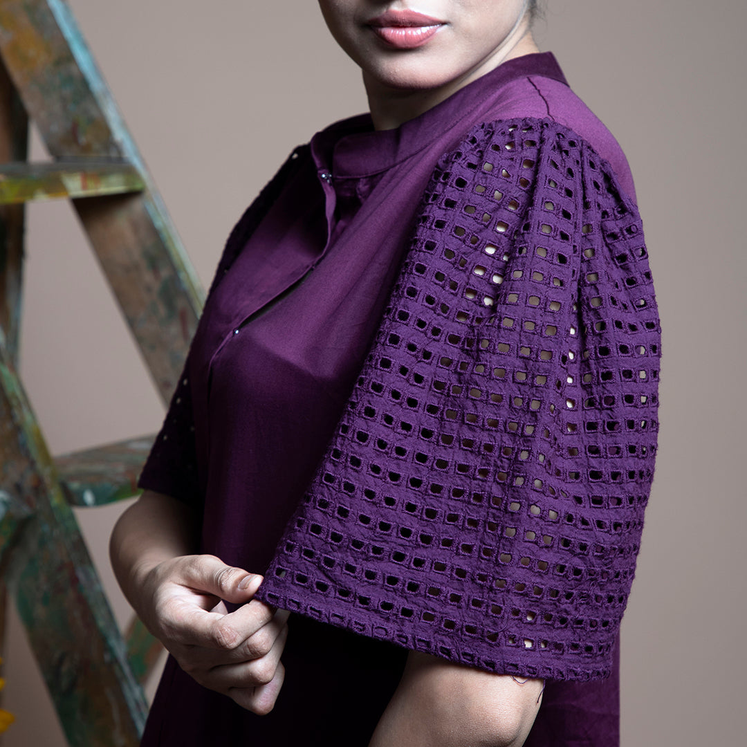Purple dancing girl dress