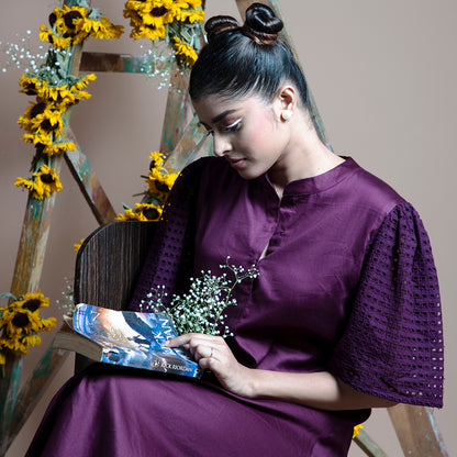 Purple dancing girl dress