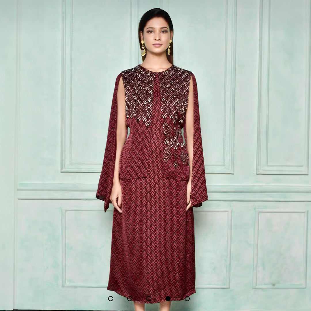 Printed modal stylish party wear