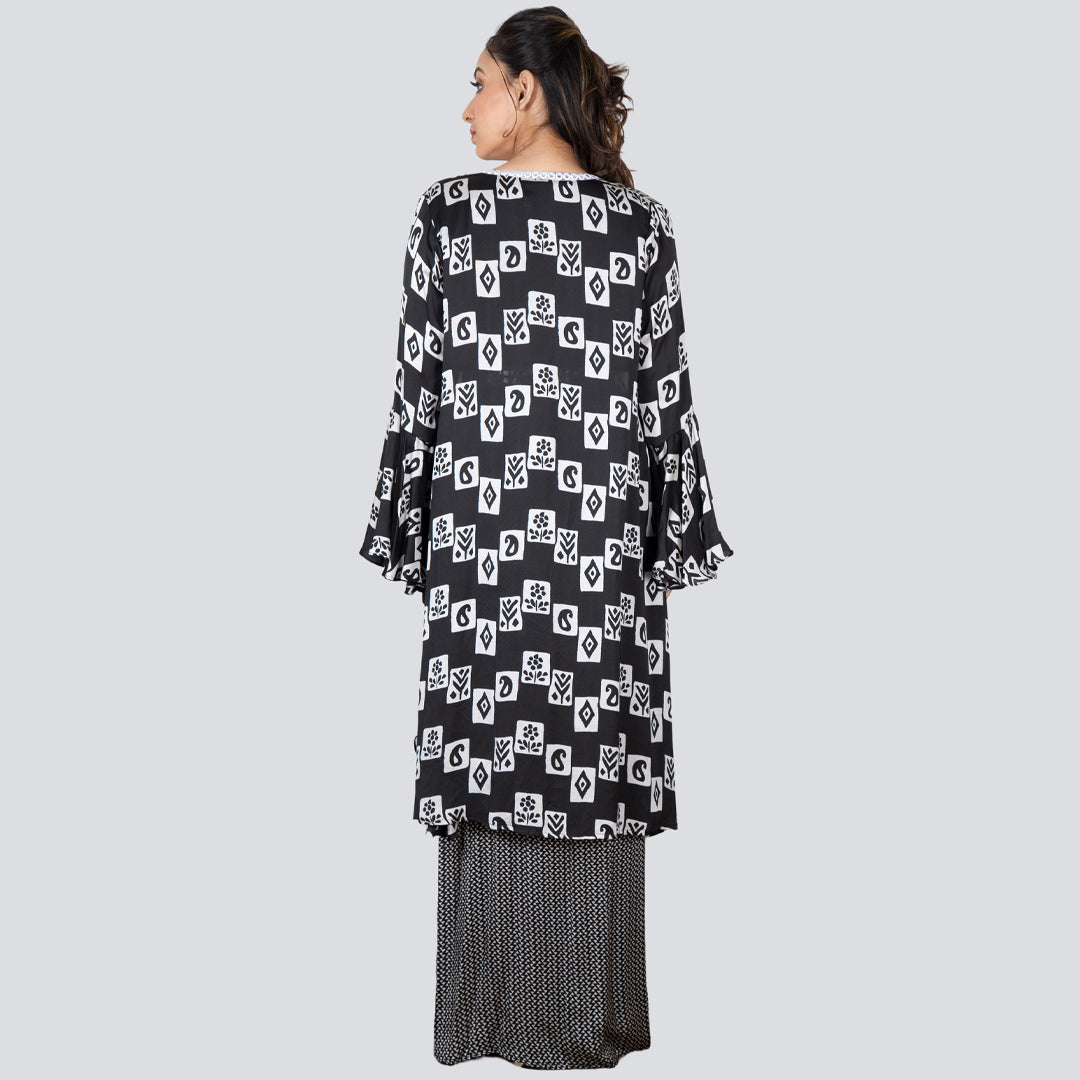 Drape dress with belt