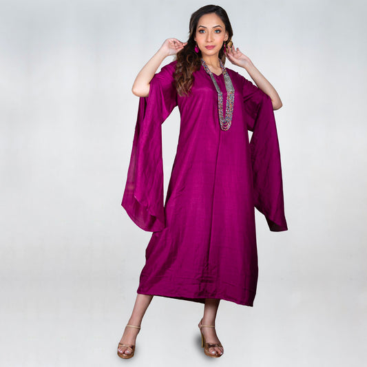 Stylish sleeves dress